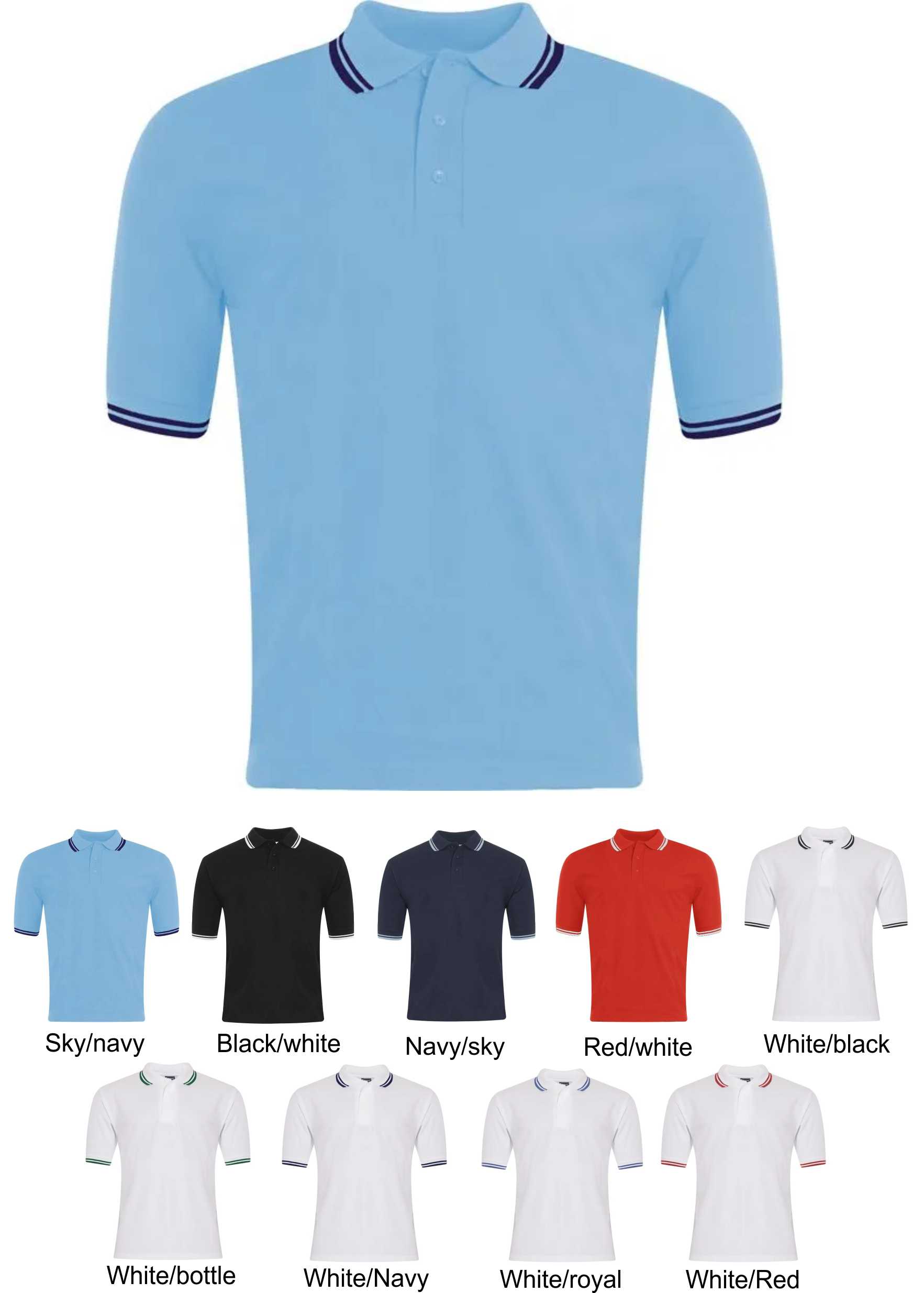 Banner Penthouse Tipped Polo  Banner Penthouse Tipped Polo